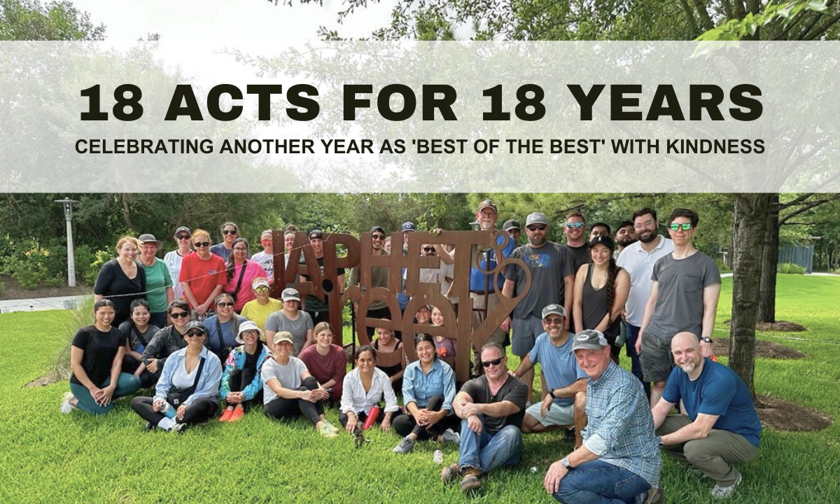 18 Acts of Kindness to Celebrate 18 Years of Excellence